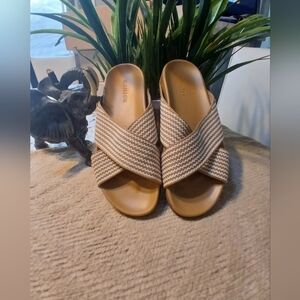 Rothy's The Weekend Slide Wren Stripe